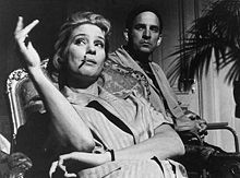 Bergman and actress Ingrid Thulin during the production of The Silence (1963)