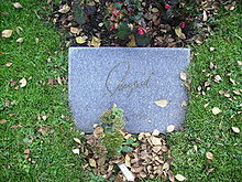 Ingrid Bergman's grave at Norra begravningsplatsen.