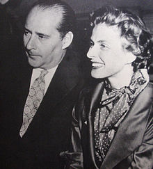 With husband Roberto Rossellini in 1951