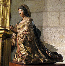 Statue of Isabella by Bigarny; it resides in the Capilla Real, in Granada