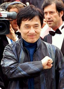 Jackie Chan at the 2008 Cannes Film Festival.