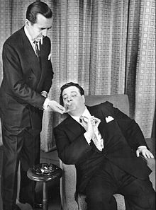 Gleason and Edward R. Murrow when Gleason was the subject of the interview program Person to Person in 1956