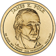 Presidential $1 Coin of Polk.