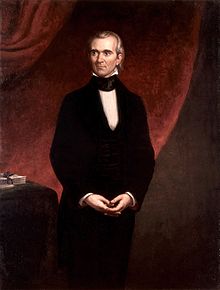 President Polk (d. 1849), 1858 portrait by George Healy