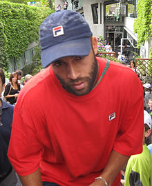 Blake at the 2009 French Open.