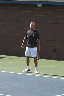 James Blake practicing at US Open 2010