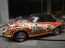 Joplin's Porsche 356C in "Summer of Love – Art of the Psychedelic Era" (Whitney Museum, New York).
