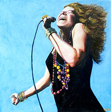 Painting of Janis Joplin