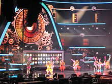 Jay Chou's 3D enhanced stage at his Singapore concert in 2010, as part of his The Era World Tour