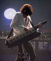 Jean-Michel Jarre playing an AX-Synth during his IN>DOORS tour