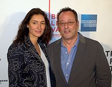Reno with his wife Zofia Borucka at the 2010 Tribeca Film Festival