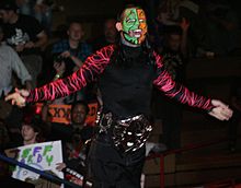 Hardy with his custom belt.