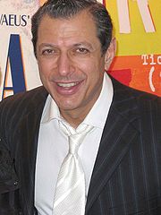 Goldblum after a performance of The Pillowman, May 2005