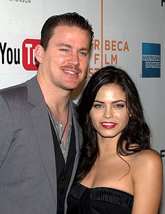 Jenna Tatum with husband Channing Tatum in 2010