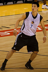Lin at Warriors practice in 2010