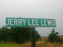 Jerry Lee Lewis Drive in Ferriday, Louisiana