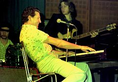 Lewis in concert, in 1977