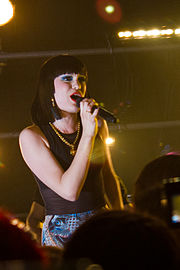 Jessie J performing at a concert in New York City in 2011.