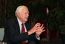 Carter at the LBJ Library on February 15, 2011
