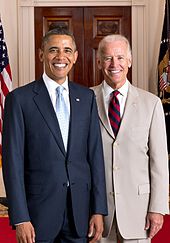 Biden with President Barack Obama, July 2012