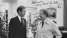 Biden with President Jimmy Carter in the Oval Office