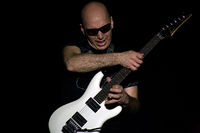 Satriani during a concert in Rijnhal, Arnhem, 2008.