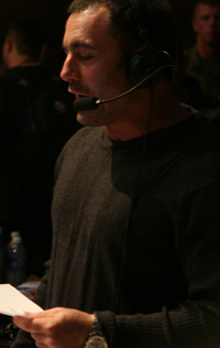 Joe Rogan during the UFC Ultimate Fight Night 7 broadcast