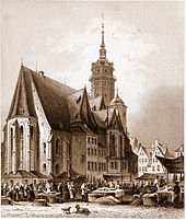 Nikolaikirche, ca. 1850