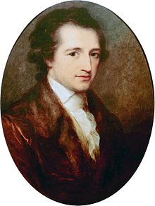 Goethe, age 38, painted by Angelika Kauffmann 1787