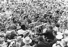 President Kennedy in Fort Worth, Texas on November 22, 1963