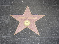 Johnny Carson's Star on the Hollywood Walk of Fame