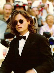 Johnny Depp at the 1992 Cannes Film Festival