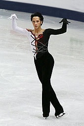 Weir at the 2008 World Figure Skating Championships