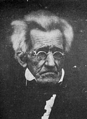 Photograph of Jackson at age 78, 1844/45