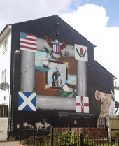 Jackson's Scots-Irish heritage celebrated by a mural on Belfast's Shankill Road