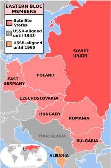 The Eastern Bloc until 1989