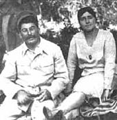 Stalin and Nadezhda Alliluyeva, Stalin's second wife