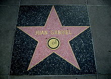 Juan Gabriel's star on the Hollywood Walk of Fame