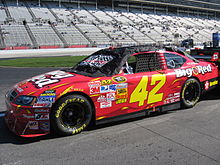 Montoya's car at Atlanta in March 2008