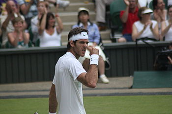 Del Potro in 2011 Wimbledon