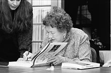 Julia Child at the Miami Book Fair International of 1989