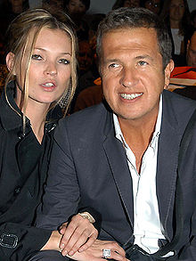 Moss with Mario Testino in 2007