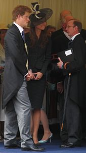 Middleton with Prince Harry of Wales, June 2008