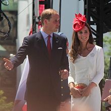 The Duke and Duchess of Cambridge at the Canada Day celebrations in Ottawa, 1 July 2011