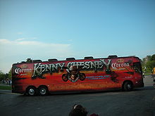 Kenny Chesney's Poets and Pirates tour bus in 2008