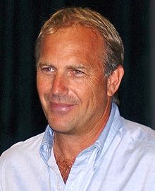 Costner visiting Andrews Air Force Base in July 2003.