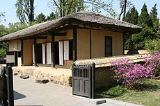 Kim Il Sung's birthplace in Mangyongdae-guyok