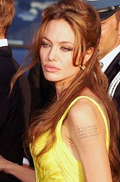 Jolie at the 2007 Cannes Film Festival.