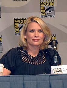 Laurie Holden at San Diego Comic Con in 2007 to promote The Mist.