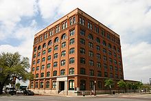 Texas School Book Depository, where Oswald was an employee